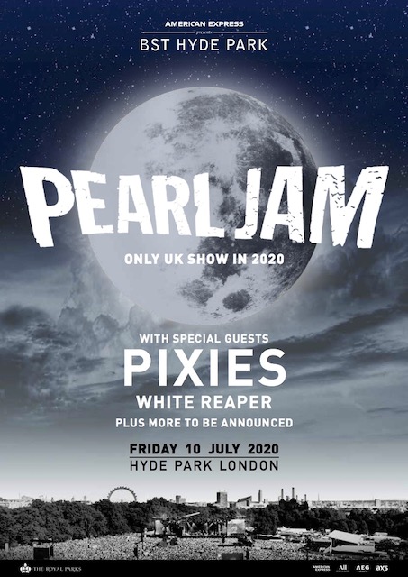 pearl jam summer tour